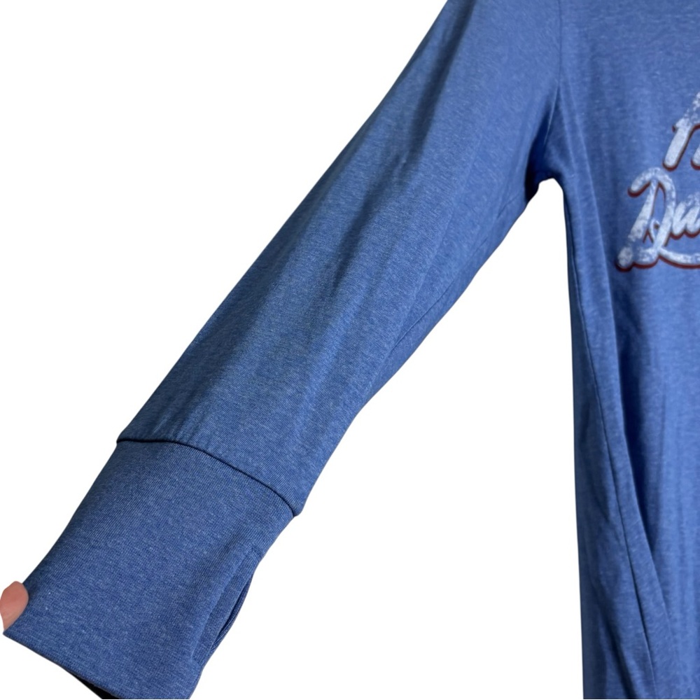 HARLEY-DAVIDSON Blue Long Sleeve Tee Size Medium -- SUPER SOFT!!! - Picture 7 of 13